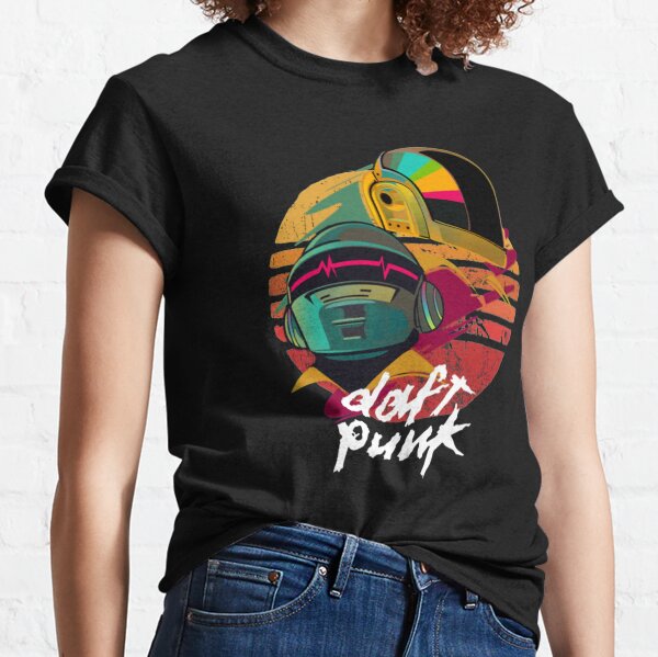 Daft Punk Retro Camiseta clásica