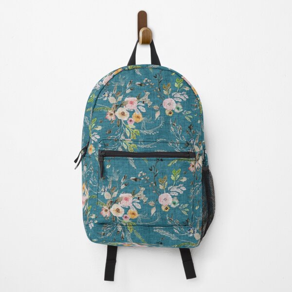 Item preview, La Boheme Teal Floral  designed and sold by Esther  Fallon Lau.