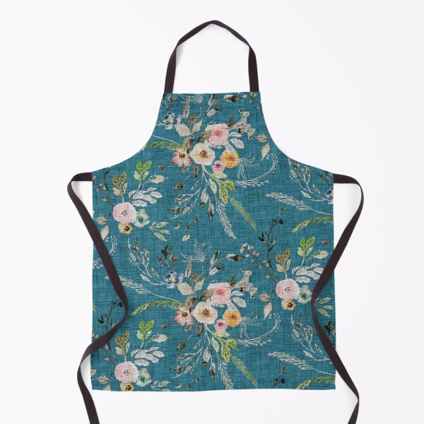 Item preview, La Boheme Teal Floral  designed and sold by Esther  Fallon Lau.