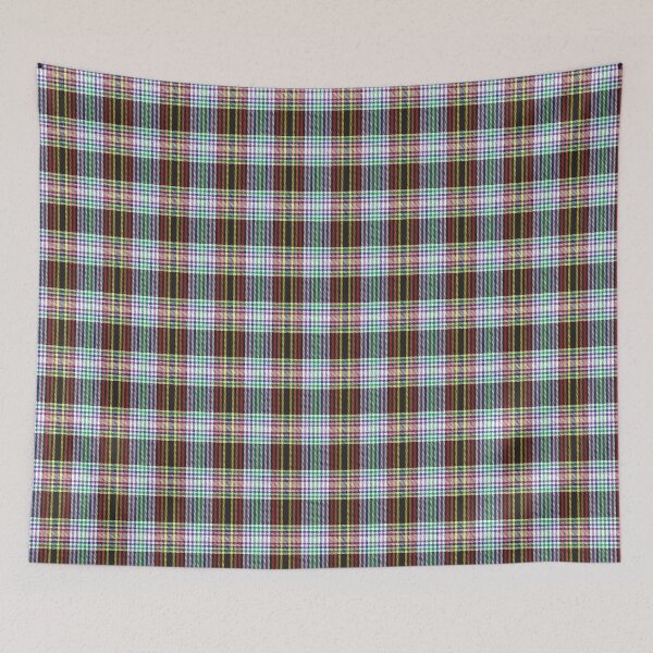 Item preview, Rainbow Plaid Tartan Textured Pattern designed and sold by Siu-Hong Mok.