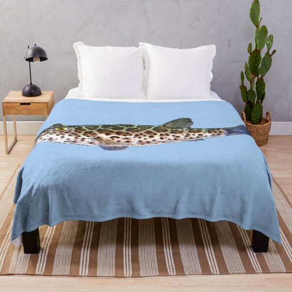 Item preview, Checkered Pufferfish Color Print designed and sold by designsasstultd.