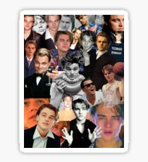 Leonardo Dicaprio Collage Sticker