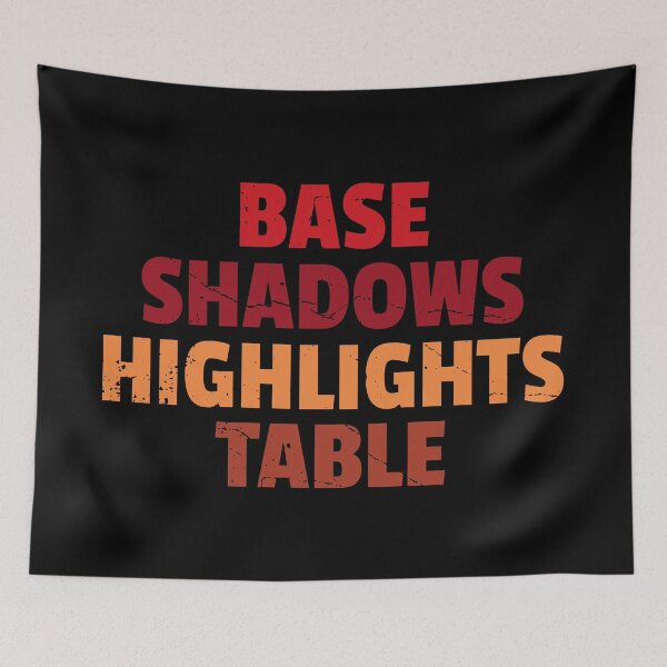 Item preview, Base Shadows Highlights Table Miniature Painter designed and sold by DnlDesigns.