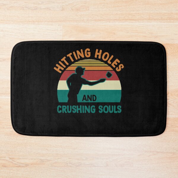 Item preview, Hitting Holes And Crushing Souls Funny Cornhole Vintage designed and sold by BaseStore.