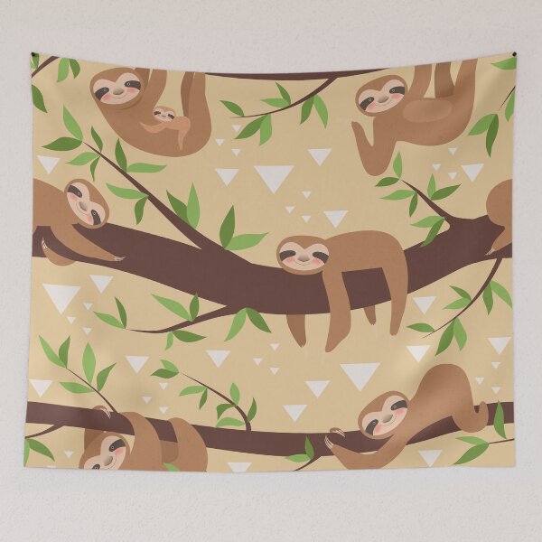 Item preview, Cute Sloth pattern designed and sold by della95.