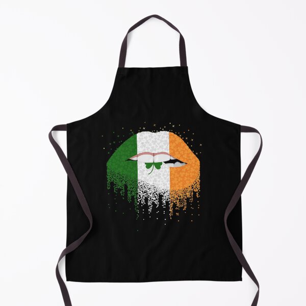 Item preview, St Patrick's Day Flags Lips  designed and sold by RBG1933Tee.