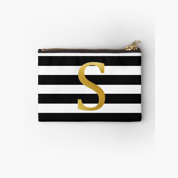 Item preview, Black White Stripe Letter S designed and sold by Susan Link.