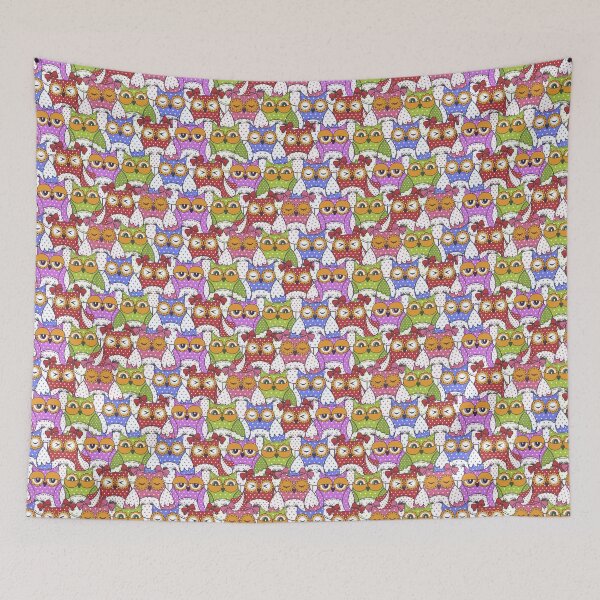 Item preview, Colorful Owls designed and sold by helenezimmbps.