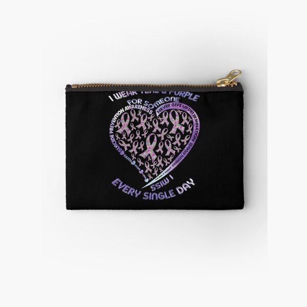 Item preview, I Wear Teal And Purple For Someone Suicide Prevention Awareness designed and sold by BaseStore.
