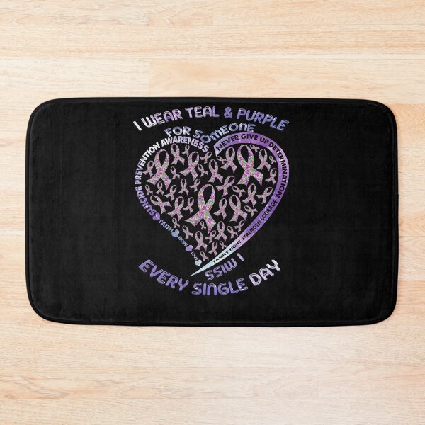 Item preview, I Wear Teal And Purple For Someone Suicide Prevention Awareness designed and sold by BaseStore.
