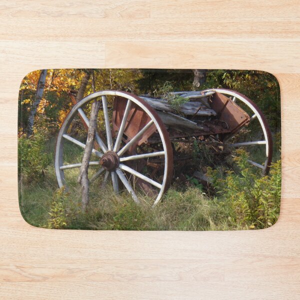 Item preview, Old Wagon Wheel Cart in a Field designed and sold by GJMarchDesigns.