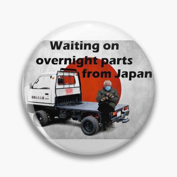 Item preview, Bernie Sanders Mittens JDM RHD Kei Mini Truck Suzuki Carry Initial D Fujiwara Tofu Parts from Japan designed and sold by JDMimportsCT.
