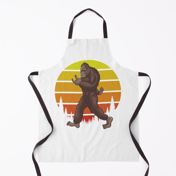Item preview, Bigfoot rocks, retro sunset gift for Bigfoot lovers designed and sold by BRtisticDesigns.