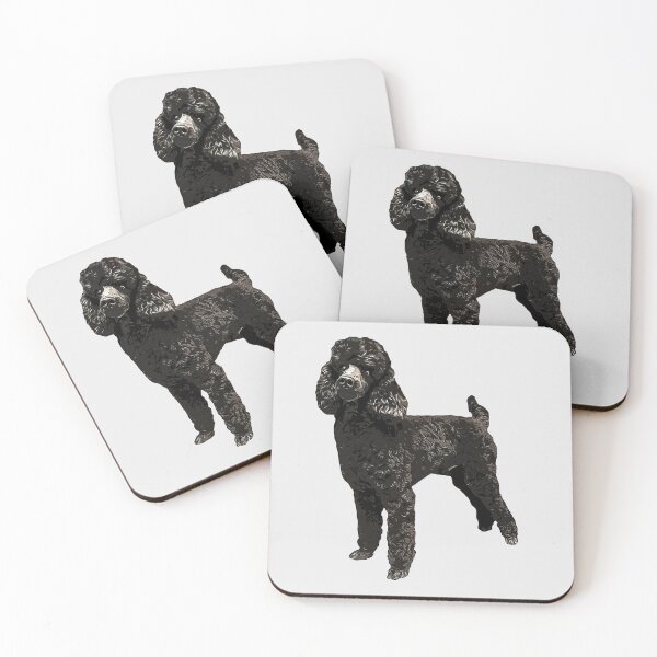 Item preview, Poodle Black Mini Toy Cutie designed and sold by ElegantCat.