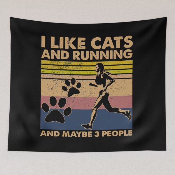 Item preview, I Like Cats And Running And Maybe 3 People 95 - 02 designed and sold by davidcgonzale.