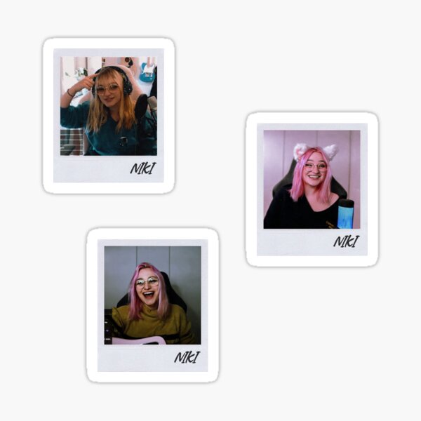 nihachu polaroids Sticker