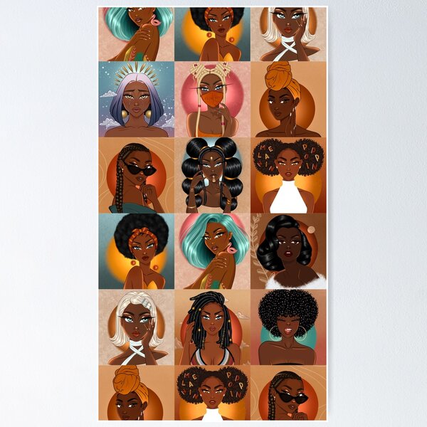 Item preview, WOC Collage designed and sold by brookescanvas.