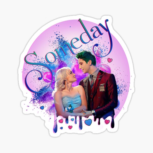 Zed and Addison - Someday - Zombies 2 Sticker