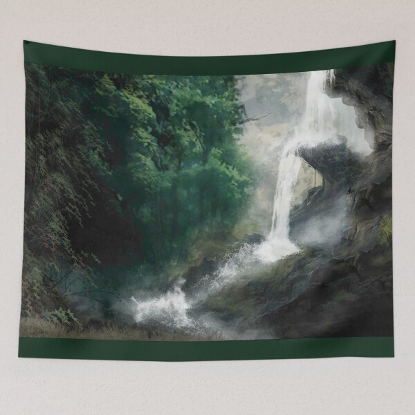 Item preview, Jungle Waterfall designed and sold by IMomentsArt.
