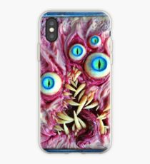Bright eyes monster portrait iPhone Case