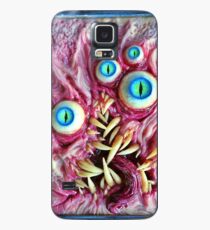 Bright eyes monster portrait Case/Skin for Samsung Galaxy