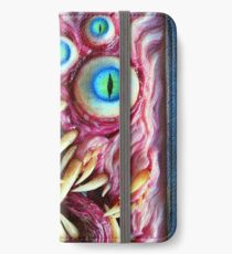 Bright eyes monster portrait iPhone Wallet/Case/Skin