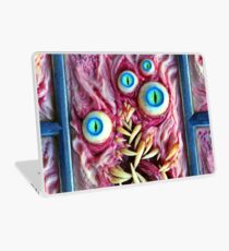 Bright eyes monster portrait Laptop Skin