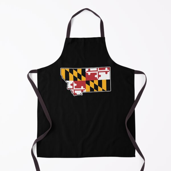 Item preview, Maryland Flag Montana Map designed and sold by MarylandStyle.