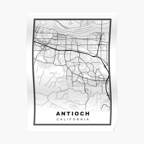 Antioch Map Poster