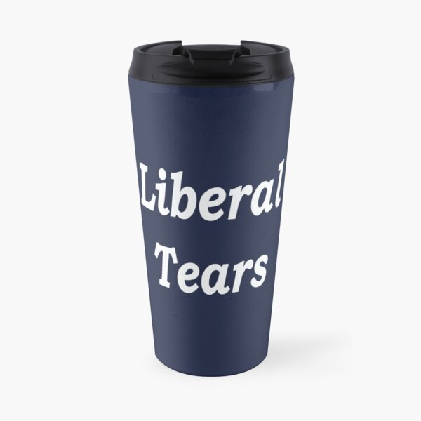Liberal Tears - Navy Blue Travel Mug