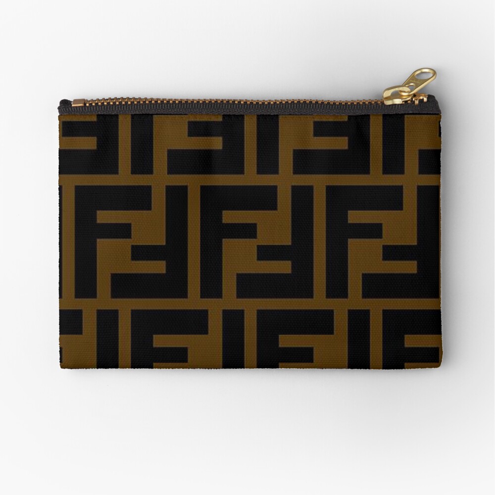 fendi roma background Zipper Pouch