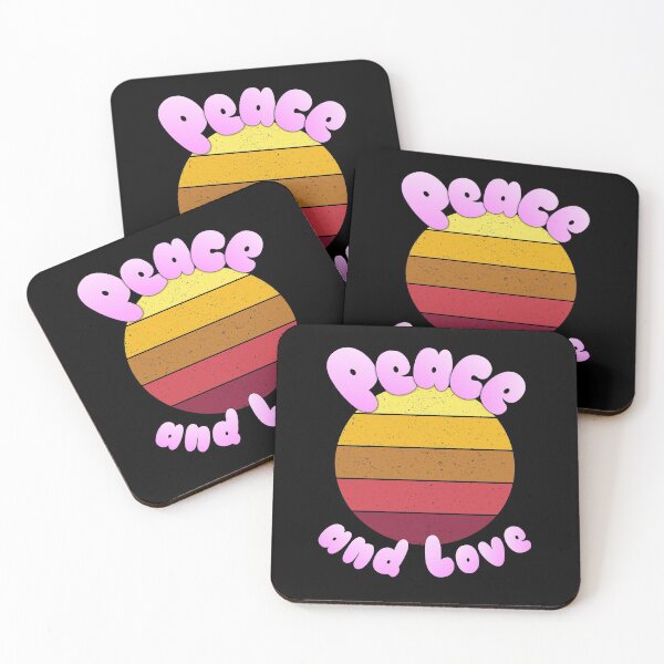 Item preview, 'Peace and Love' Stylized Sunset designed and sold by Michael Pilinski.