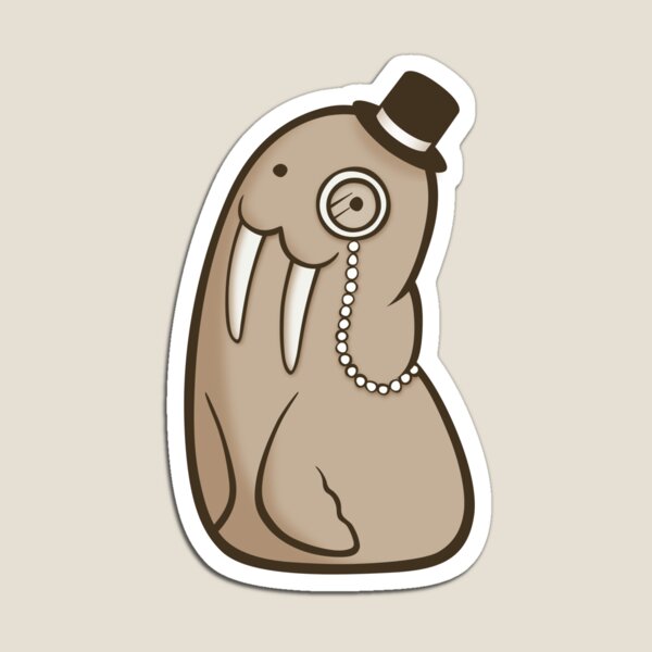 Dignified Walrus Magnet
