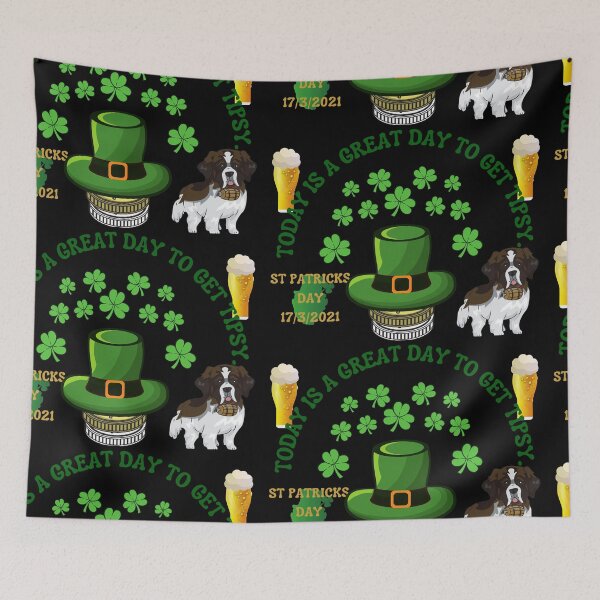 Item preview, ST PATRICKS DAY ,TODAY IS A GREAT DAY TO GET TIPSY designed and sold by amy greaves.