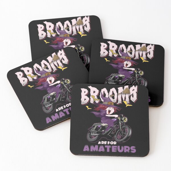Item preview, Brooms Are For Amateurs Biker Lifestyle designed and sold by BaseStore.