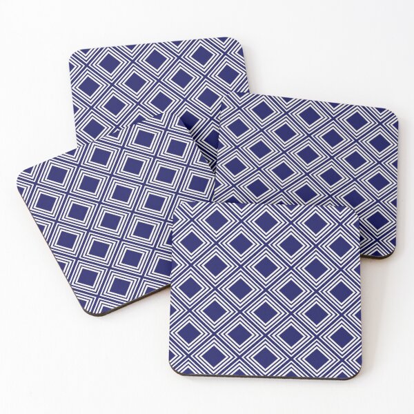Item preview, Geometric patterns on a navy background designed and sold by Chamaiporn Pangtorn.