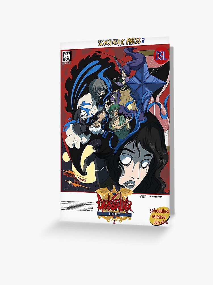 Wings of fire/ Capcom Darkstalker crossover poster, human version