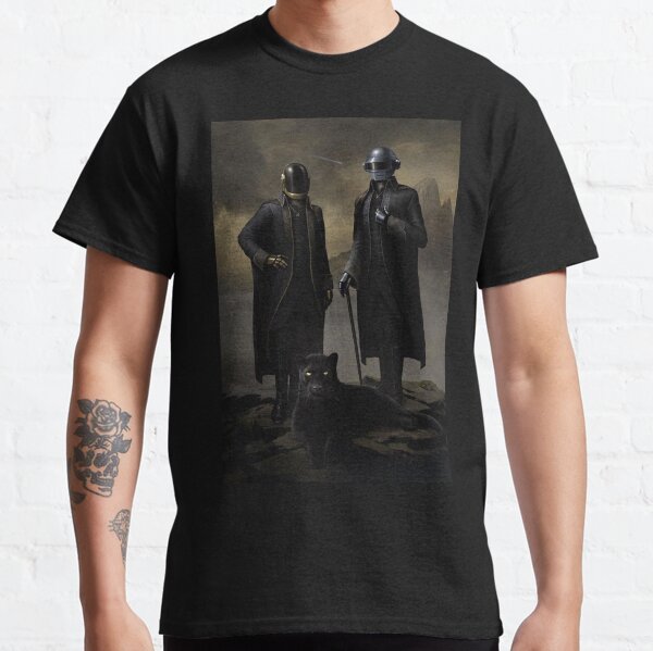 black daft punk wolf Classic T-Shirt