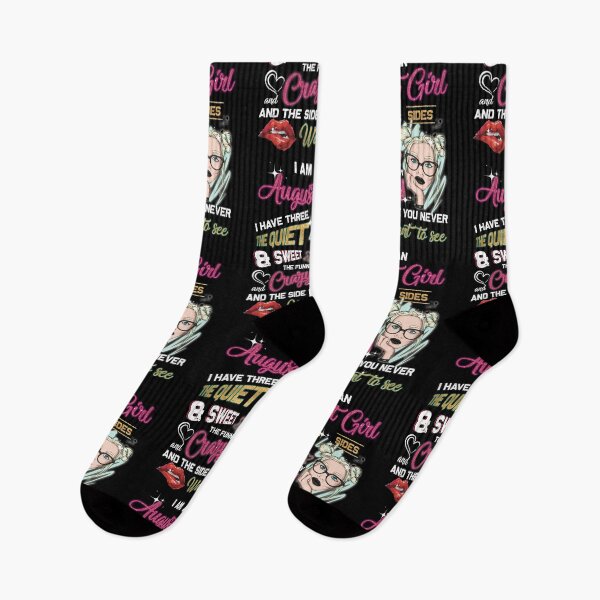 Item preview, I Am An August Girl I Have Three Sides The Quiet & Sweet The Funny & Crazy And The Side You Never Want To See designed and sold by BaseStore.
