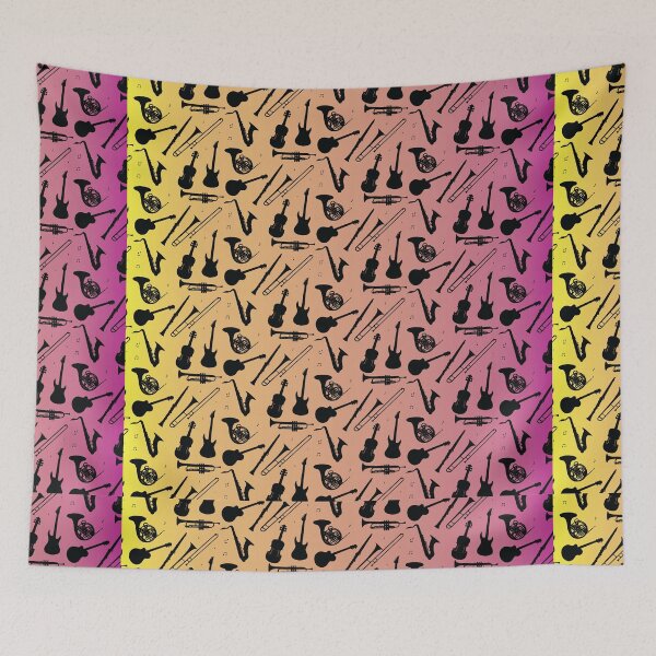 Item preview, Guitar and music instruments pattern designed and sold by iTrending.