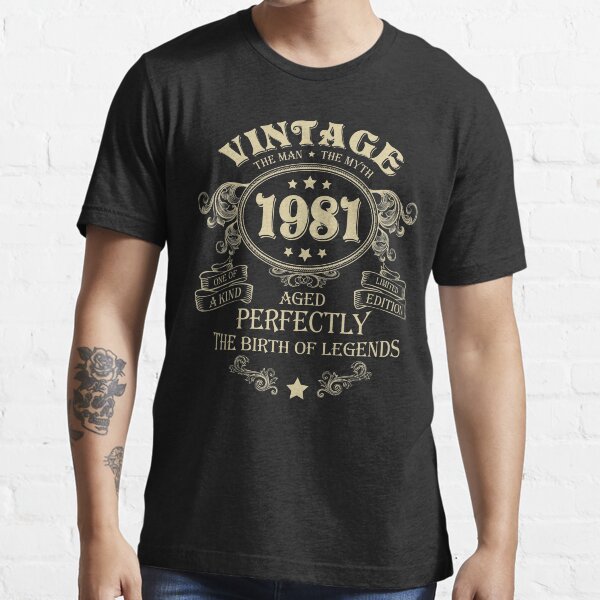 1981 Vintage Gifts 40th Birthday 80s baby 1981 Shirt 40th Birthday Party 40th Birthday Gifts Birthday Girl 1981 Birthday Gift