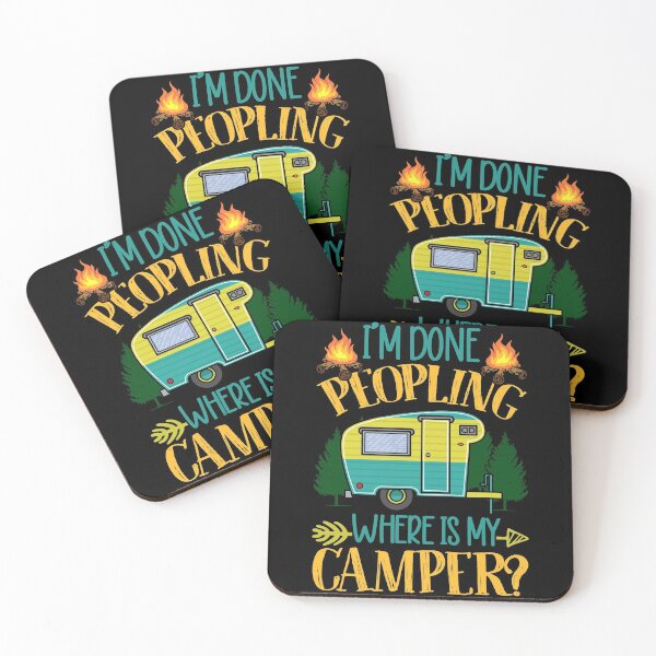 Item preview, I'm Done Peopling Where Is My Camper Shirt Camping Gift Shirt designed and sold by jvtee.