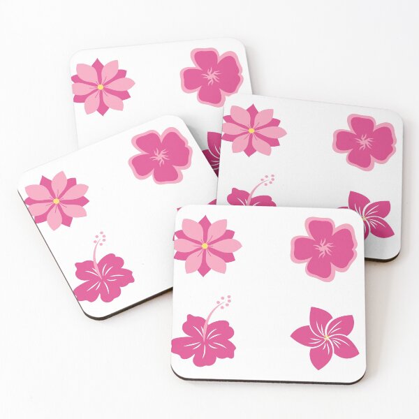 Item preview, Summer Pink Flowers Pack designed and sold by stickerscorner.