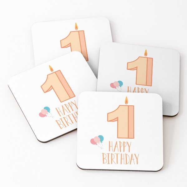 Item preview, Happy first birthday designed and sold by airspecter.