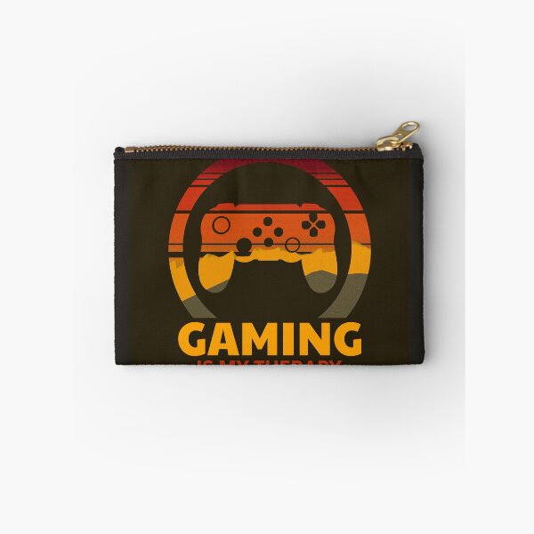 Item preview, Gaming is my Therapy Sunset Retro Design designed and sold by boopsblunt.