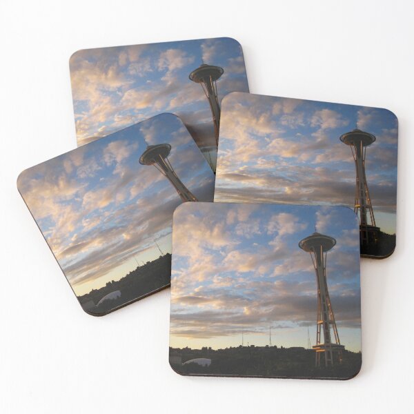 Item preview, Space Needle at Sunset designed and sold by KarebearsTees.