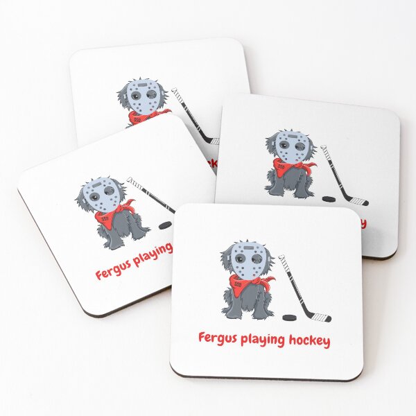 Item preview, The Dood, Dog Playing Hockey designed and sold by SportyDogShop.