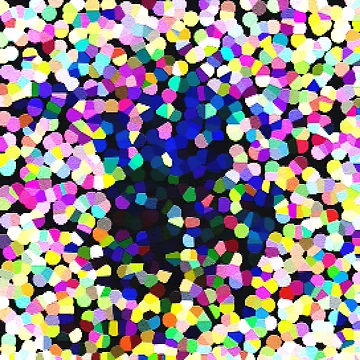Artwork thumbnail, Pixelated Hand by Liz Bajo Designs