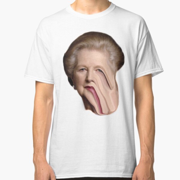 Margaret Thatcher Stroke-Face Classic T-Shirt