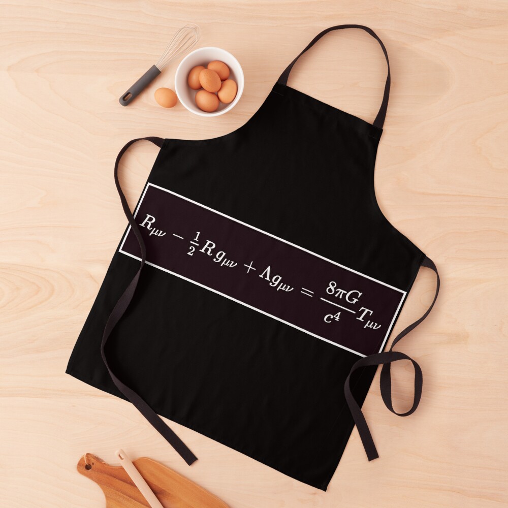 Einstein Field Equations, ur,apron_realistic_flatlay,square,1000x1000